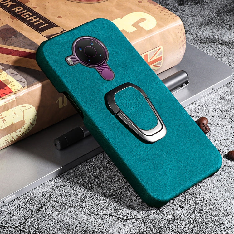 For Nokia 5.4 Ring Holder PU Phone Case