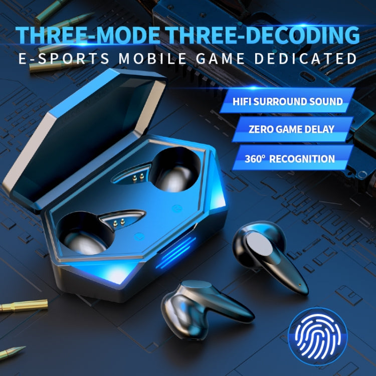 G20 TWS 5.2 Binaural True Stereo Touch Gaming Bluetooth Earphone