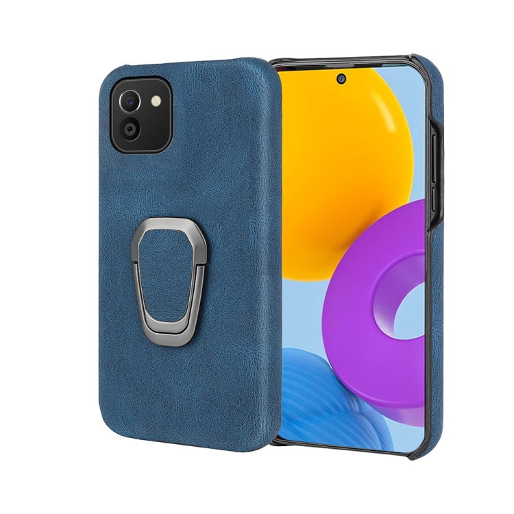 Ring Holder PU Phone Case For Samsung Galaxy A03 164mm