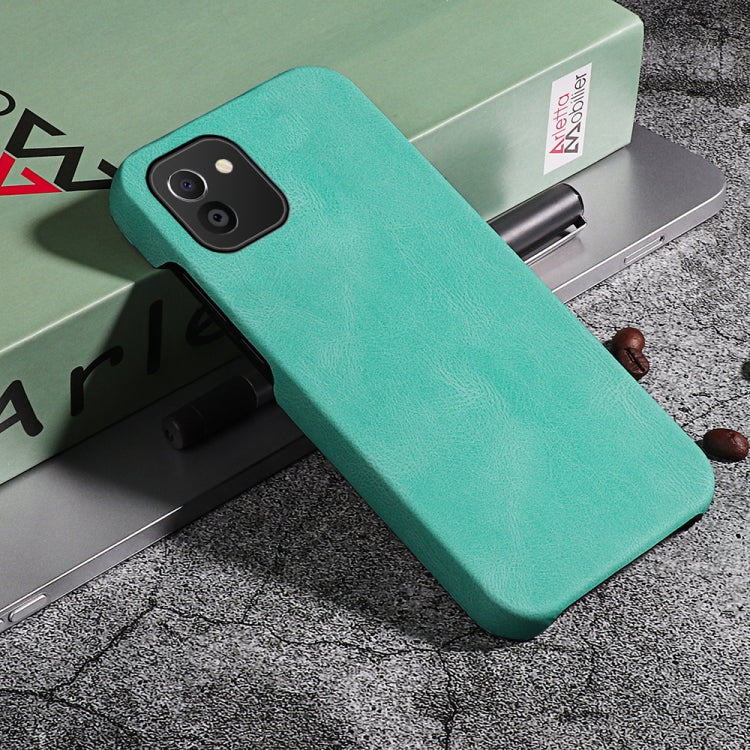 Ring Holder PU Phone Case For Samsung Galaxy A03 164mm