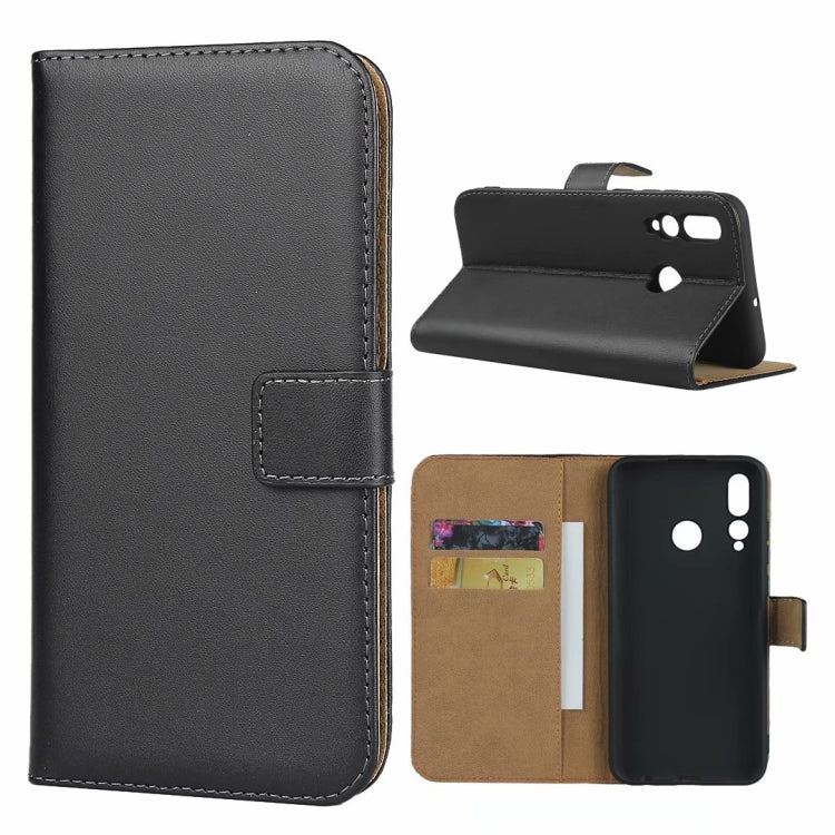 Horizontal Flip Leather Case for Huawei P Smart (2019) / Nova 3 Lite / Honor 10 Lite, with Magnetic Buckle & Holder & Card Slots & Wallet(Black)