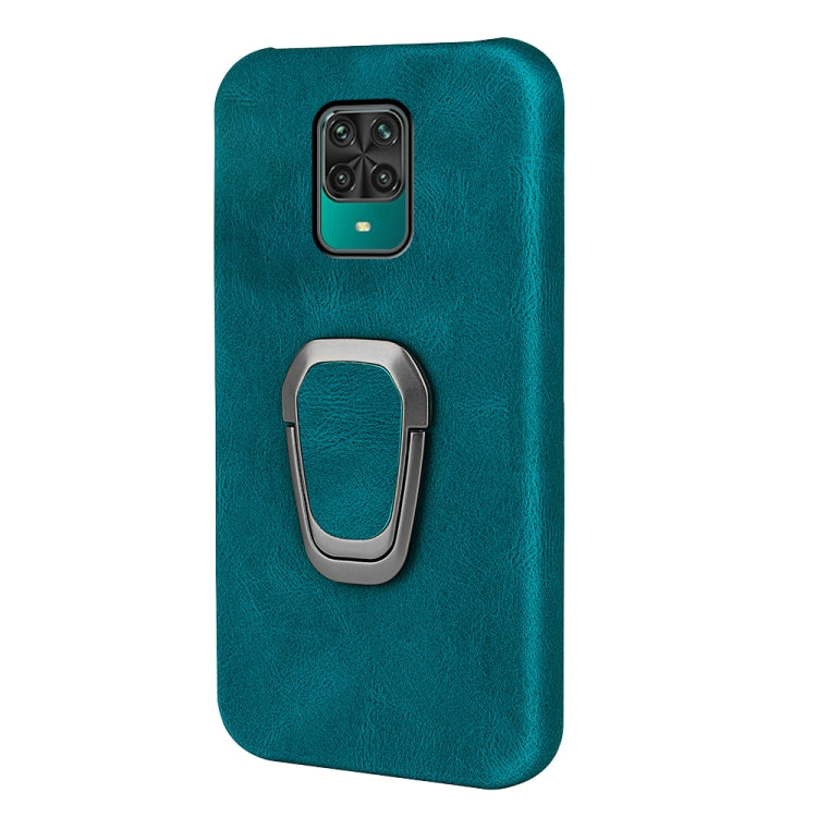 Ring Holder PU Phone Case For Xiaomi Redmi Note 9 Pro / Note 9S / Note 9 Pro Max / Poco M2 Pro