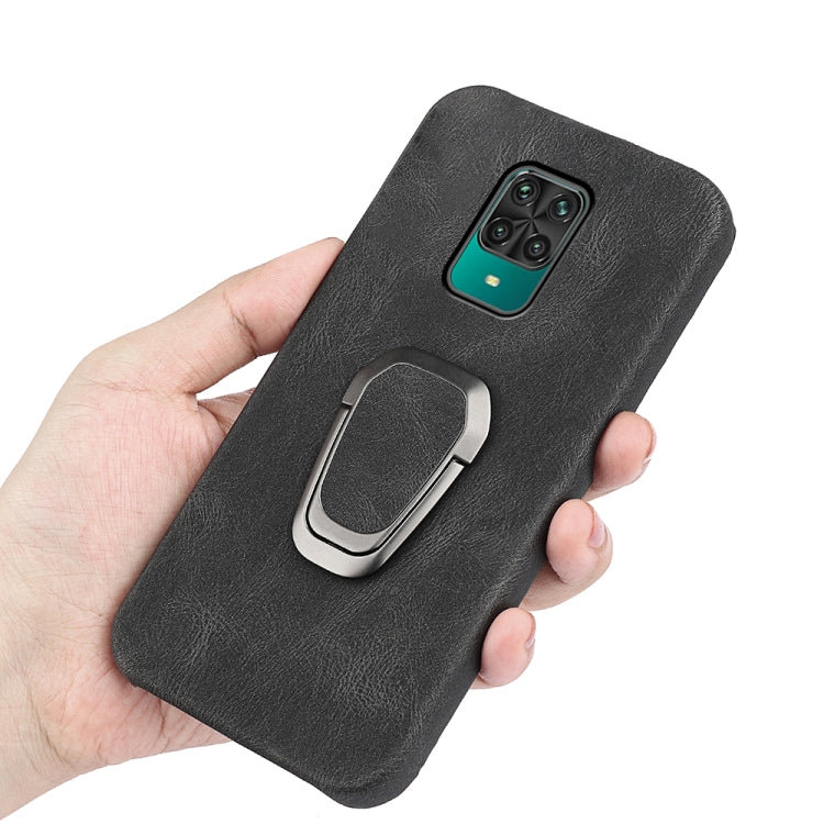 Ring Holder PU Phone Case For Xiaomi Redmi Note 9 Pro / Note 9S / Note 9 Pro Max / Poco M2 Pro