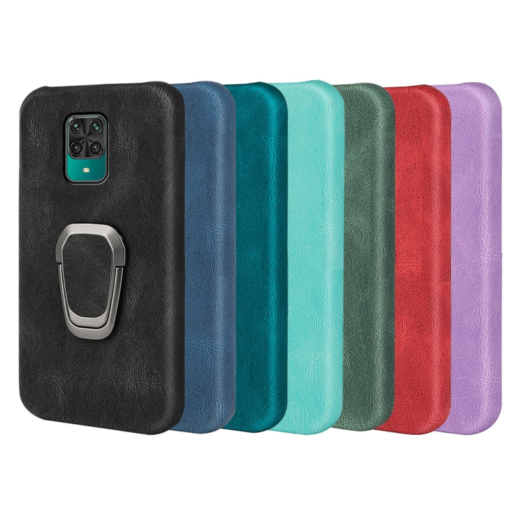 Ring Holder PU Phone Case For Xiaomi Redmi Note 9 Pro / Note 9S / Note 9 Pro Max / Poco M2 Pro