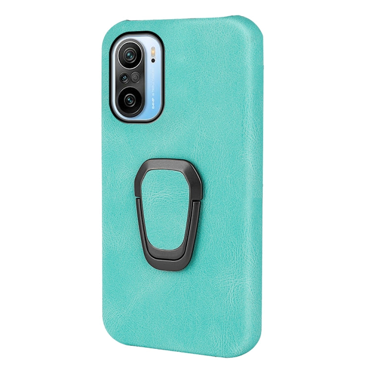 Ring Holder PU Phone Case For Xiaomi Redmi K40 / K40 Pro / K40 Pro+ / Poco F3 / Mi 11i / Mi 11X Pro / Mi 11X