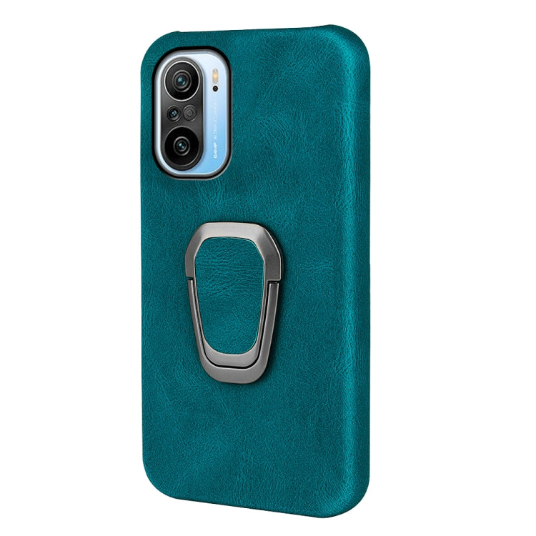 Ring Holder PU Phone Case For Xiaomi Redmi K40 / K40 Pro / K40 Pro+ / Poco F3 / Mi 11i / Mi 11X Pro / Mi 11X