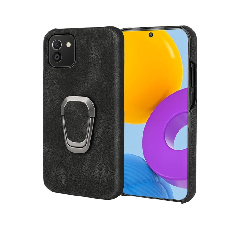 Ring Holder PU Phone Case For Samsung Galaxy A03 166mm