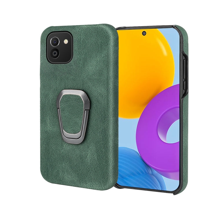 Ring Holder PU Phone Case For Samsung Galaxy A03 166mm