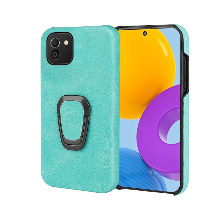 Ring Holder PU Phone Case For Samsung Galaxy A03 166mm
