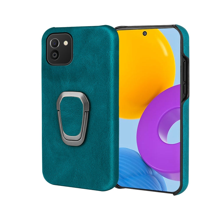 Ring Holder PU Phone Case For Samsung Galaxy A03 166mm