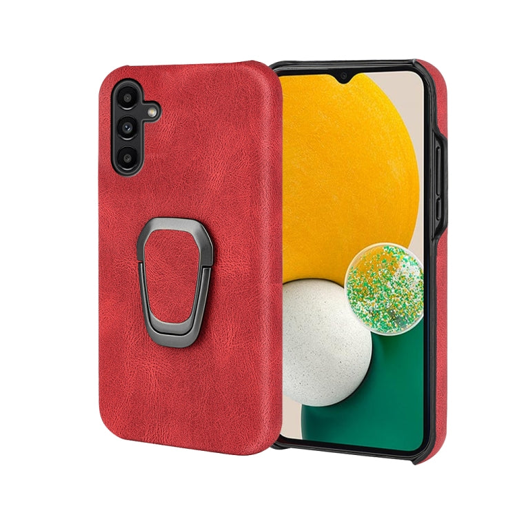Ring Holder PU Phone Case For Samsung Galaxy A13 4G