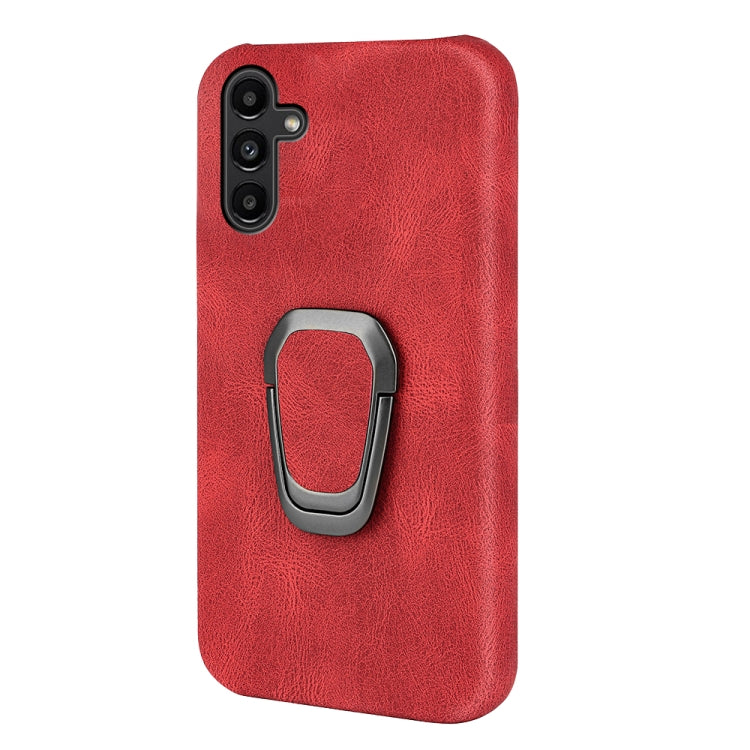 Ring Holder PU Phone Case For Samsung Galaxy A13 4G