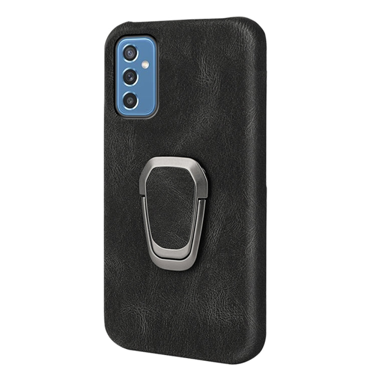 Ring Holder PU Phone Case For Samsung Galaxy M52 5G
