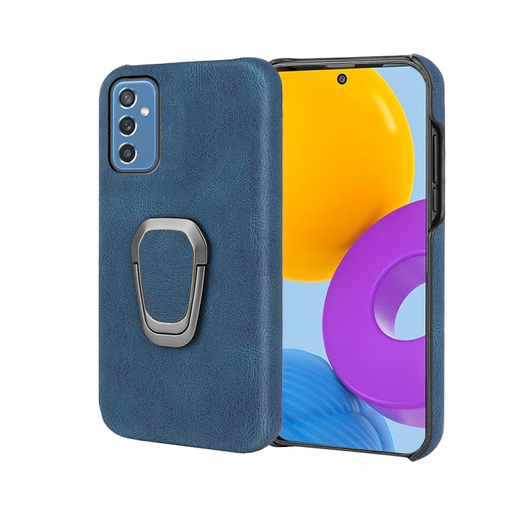 Ring Holder PU Phone Case For Samsung Galaxy M52 5G