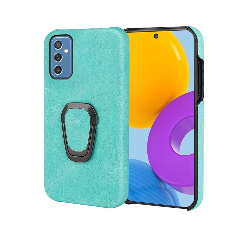 Ring Holder PU Phone Case For Samsung Galaxy M52 5G