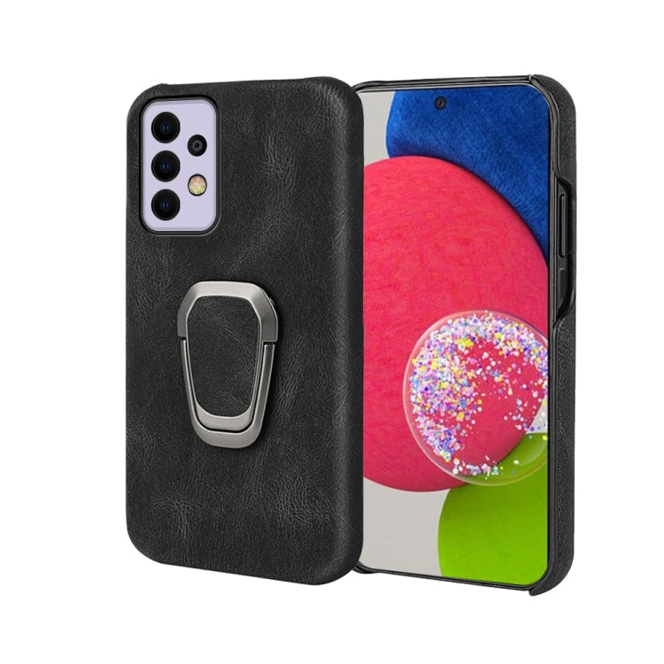 Ring Holder PU Phone Case For Samsung Galaxy A33 5G