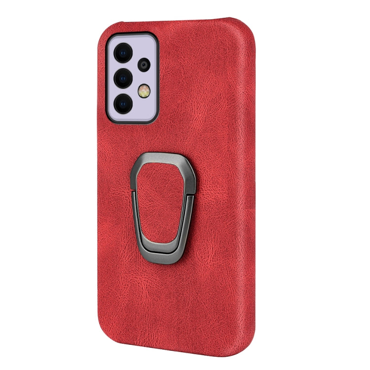 Ring Holder PU Phone Case For Samsung Galaxy A33 5G