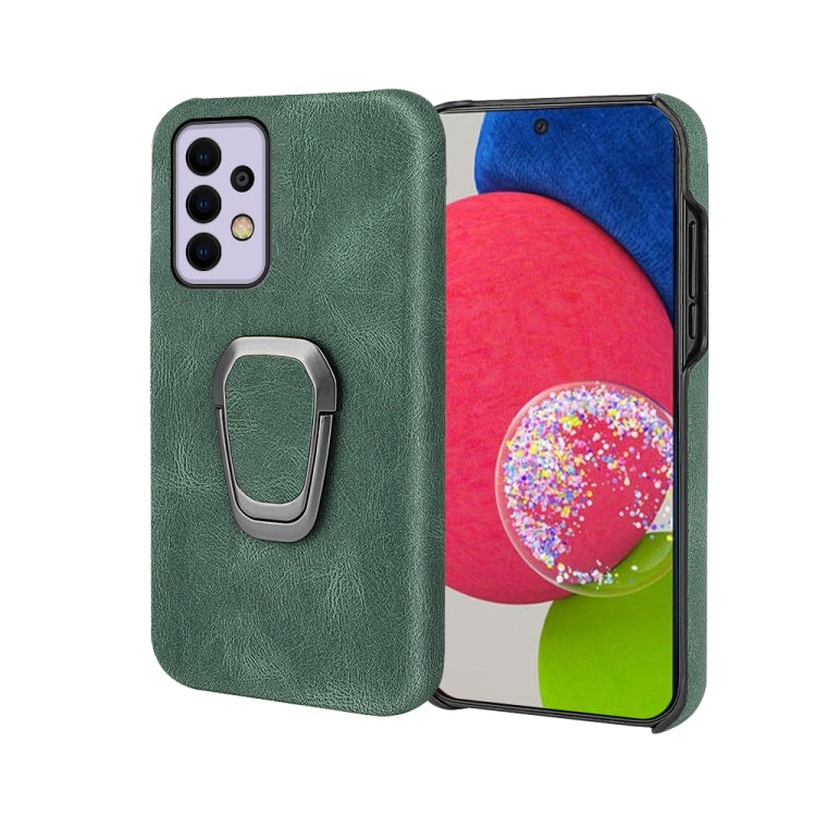 Ring Holder PU Phone Case For Samsung Galaxy A33 5G