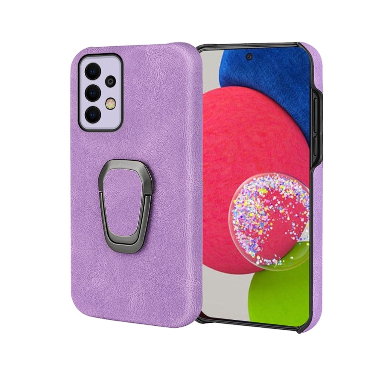Ring Holder PU Phone Case For Samsung Galaxy A33 5G