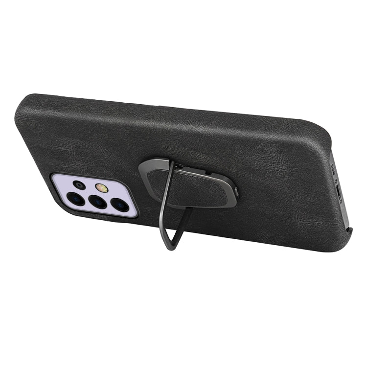 Ring Holder PU Phone Case For Samsung Galaxy A33 5G