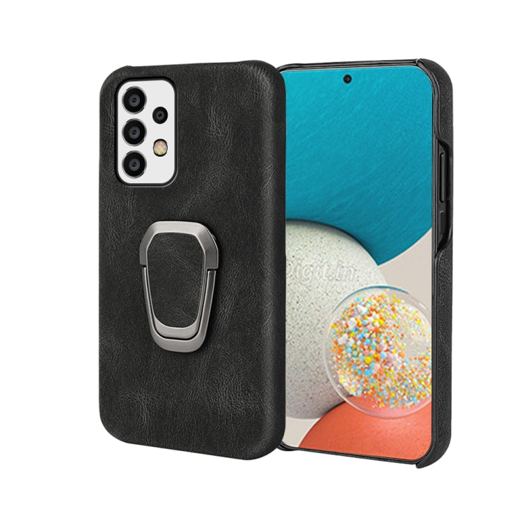 Ring Holder PU Phone Case For Samsung Galaxy A53 5G