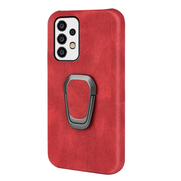 Ring Holder PU Phone Case For Samsung Galaxy A53 5G