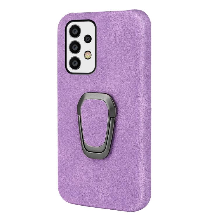 Ring Holder PU Phone Case For Samsung Galaxy A53 5G