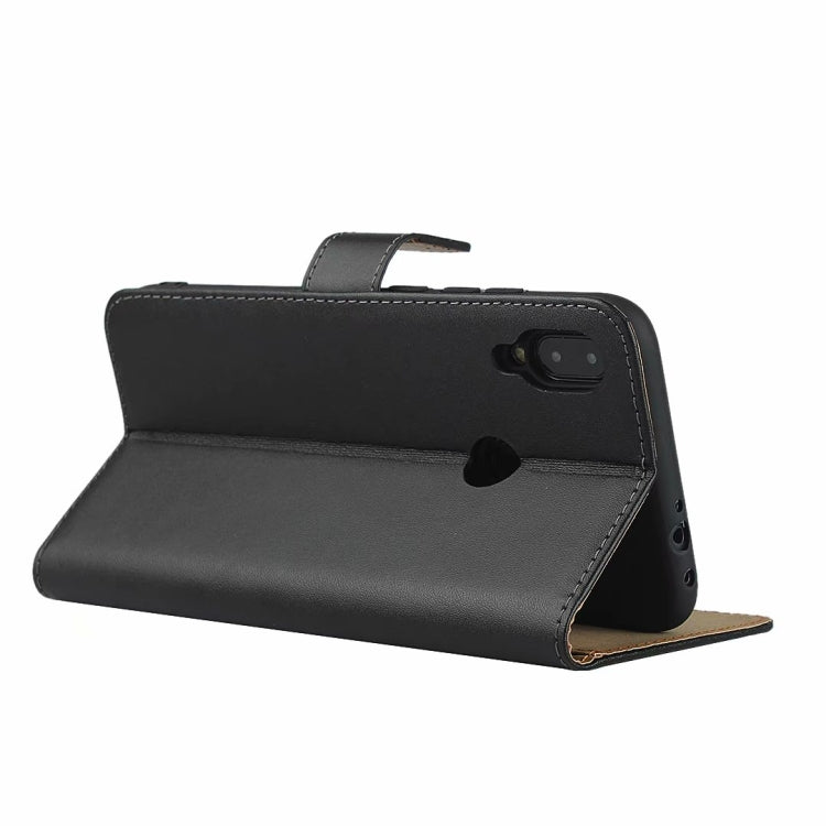 Horizontal Flip Leather Case for Xiaomi Redmi Note 7, with Magnetic Buckle & Holder & Card Slots & Wallet(Black)