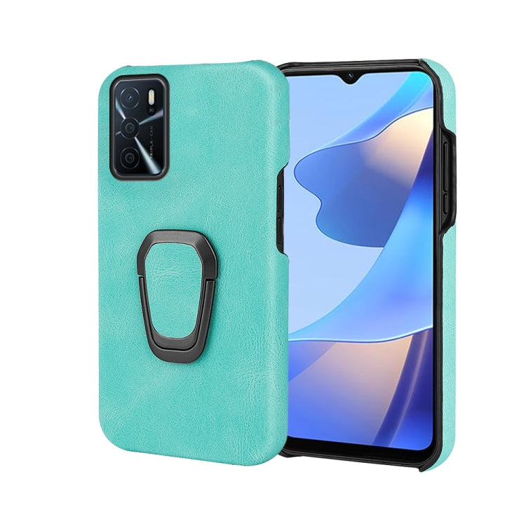 Ring Holder PU Phone Case For OPPO A16 / A16S / A54S