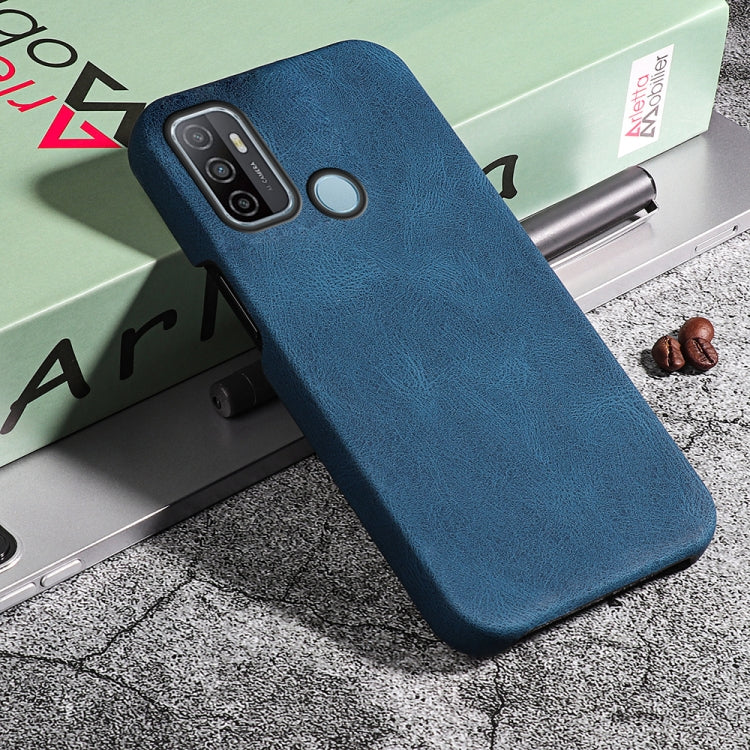 Ring Holder PU Phone Case For OPPO A53 2020 / A32 2020