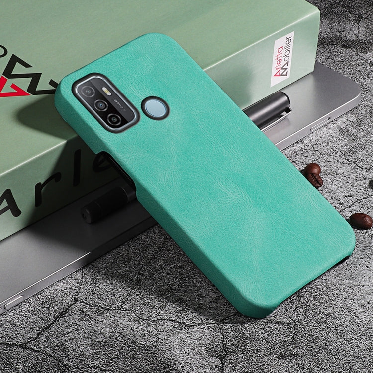 Ring Holder PU Phone Case For OPPO A53 2020 / A32 2020