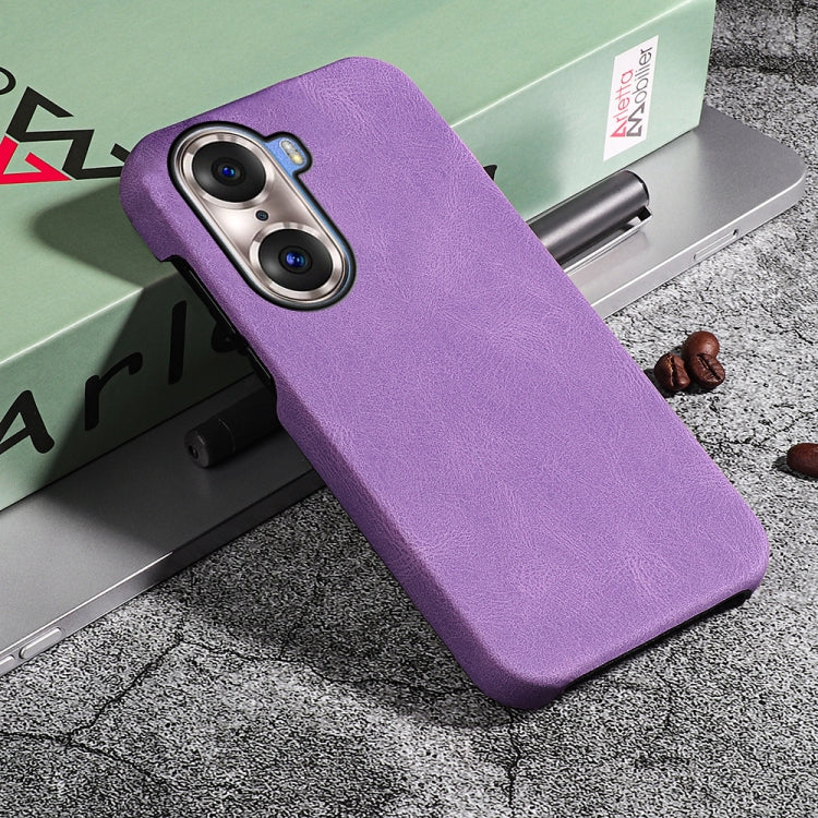 Ring Holder PU Phone Case For Honor 60 Pro