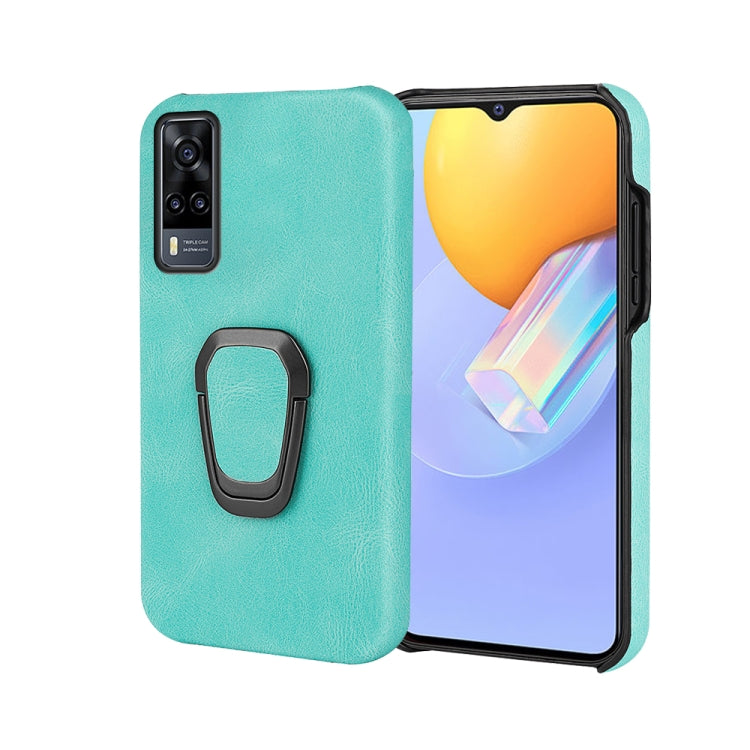 Ring Holder PU Phone Case For vivo Y31/ Y51 2020 India
