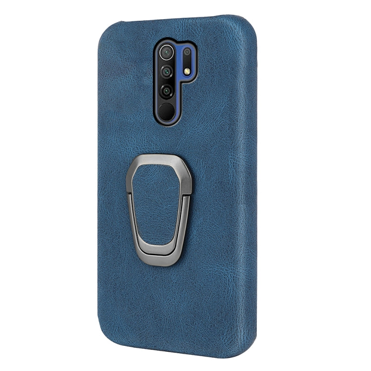 Ring Holder PU Phone Case For Xiaomi Redmi 9 / Redmi 9 Prime / Poco M2