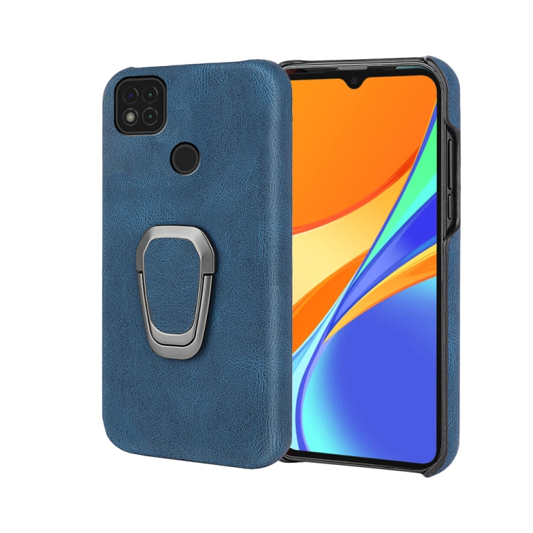 Ring Holder PU Phone Case For Xiaomi Redmi 9C / Redmi 9 India / Redmi 9C NFC / Poco C3