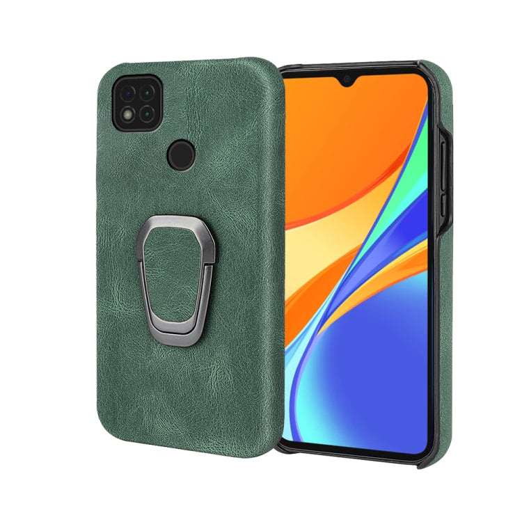 Ring Holder PU Phone Case For Xiaomi Redmi 9C / Redmi 9 India / Redmi 9C NFC / Poco C3
