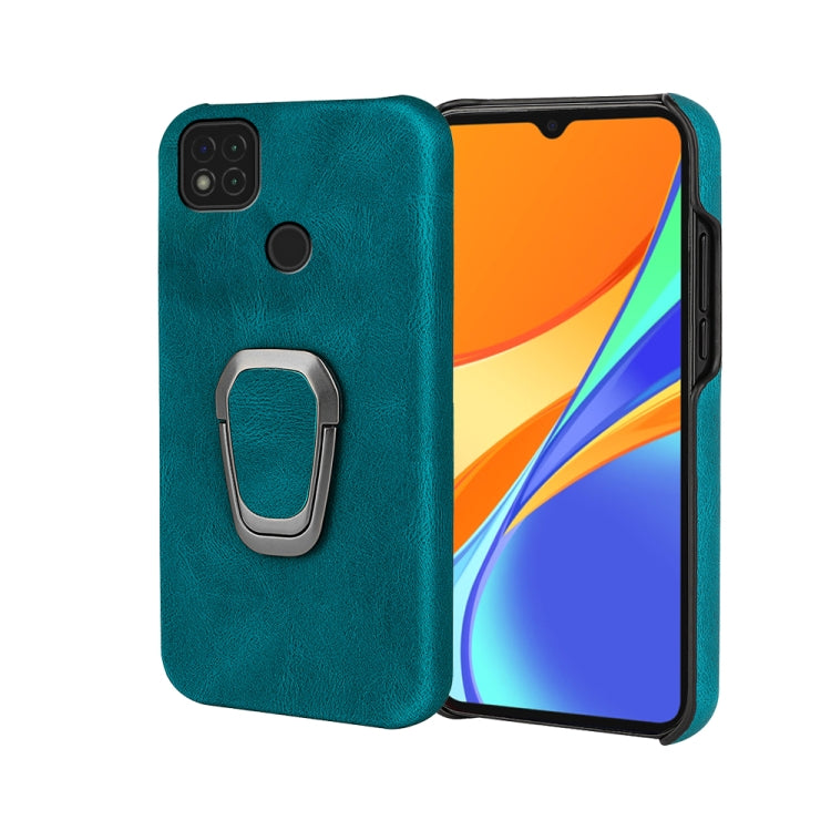 Ring Holder PU Phone Case For Xiaomi Redmi 9C / Redmi 9 India / Redmi 9C NFC / Poco C3