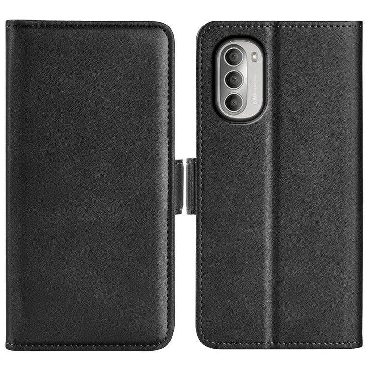 For Motorola Moto G51 5G Dual-side Magnetic Buckle Leather Phone Case