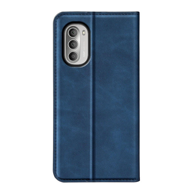 For Motorola Moto G51 5G Retro-skin Magnetic Suction Leather Phone Case