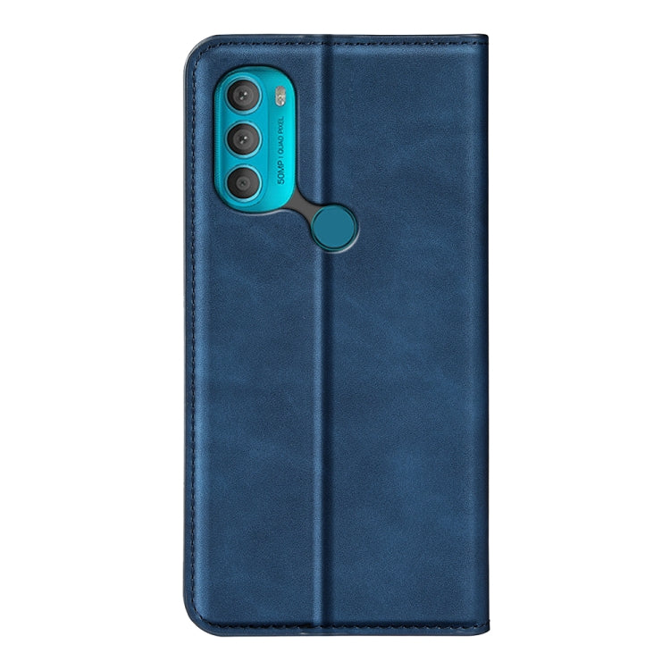 For Motorola Moto G71 5G Retro-skin Magnetic Suction Leather Phone Case