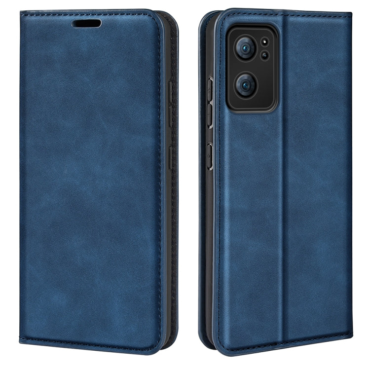 For OPPO Reno 7 5G Retro-skin Magnetic Suction Leather Phone Case