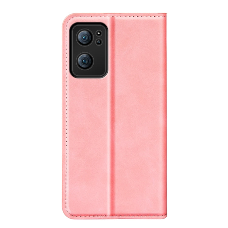 For OPPO Reno 7 5G Retro-skin Magnetic Suction Leather Phone Case