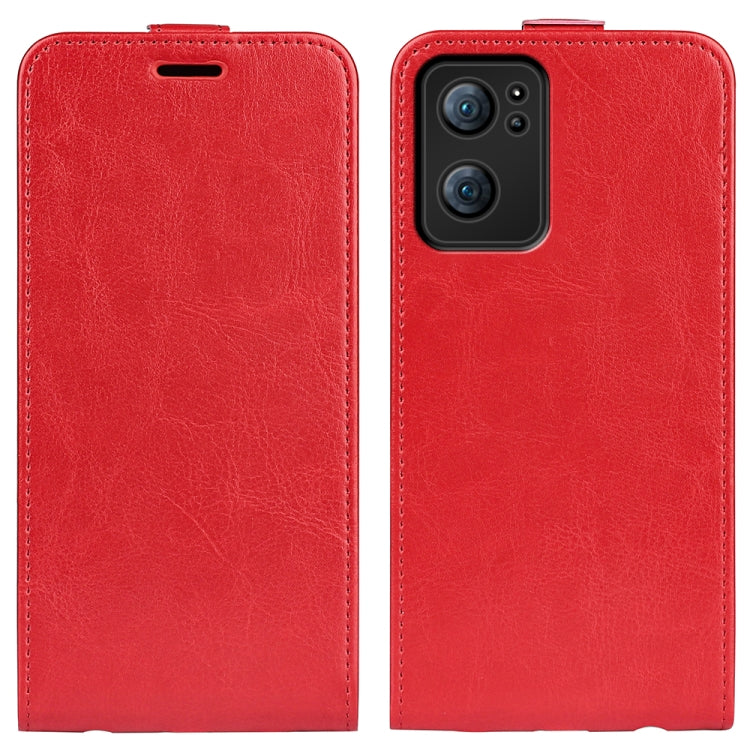 For OPPO Reno7 5G / Find X5 Lite R64 Texture Vertical Flip Leather Phone Case