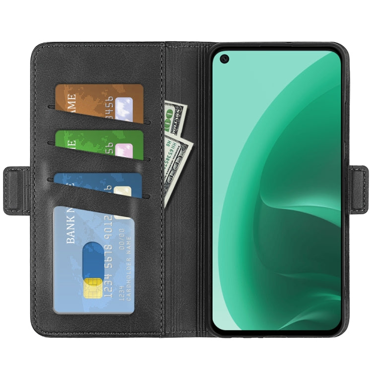 For OPPO A55S 5G Dual-side Magnetic Flip Leather Case