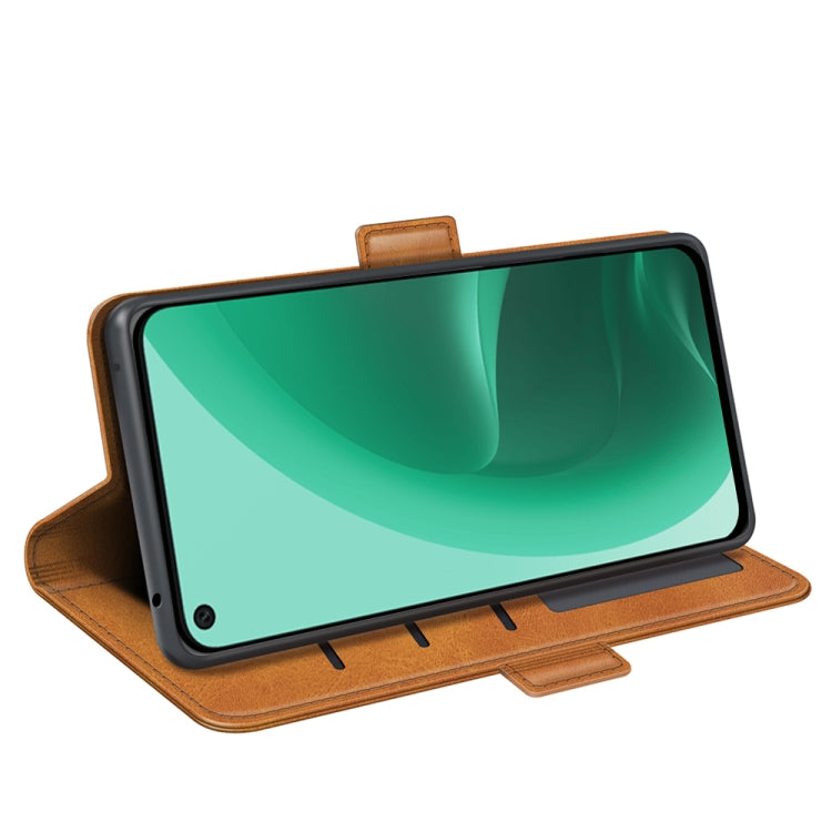 For OPPO A55S 5G Dual-side Magnetic Flip Leather Case