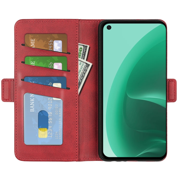 For OPPO A55S 5G Dual-side Magnetic Flip Leather Case