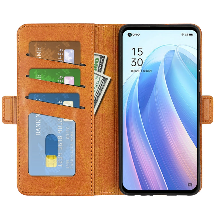 For OPPO Reno7 Pro 5G Dual-side Magnetic Flip Leather Case