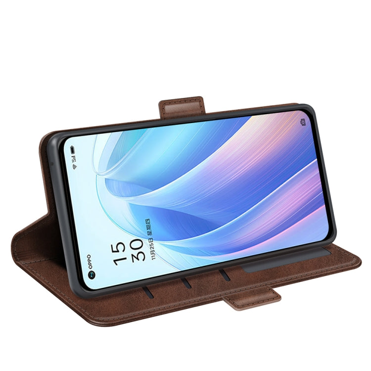 For OPPO Reno7 Pro 5G Dual-side Magnetic Flip Leather Case