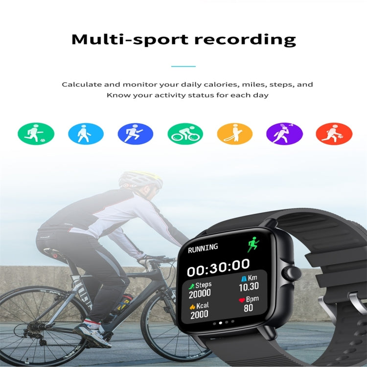 KT58 IP67 1.69 inch Color Screen Smart Watch