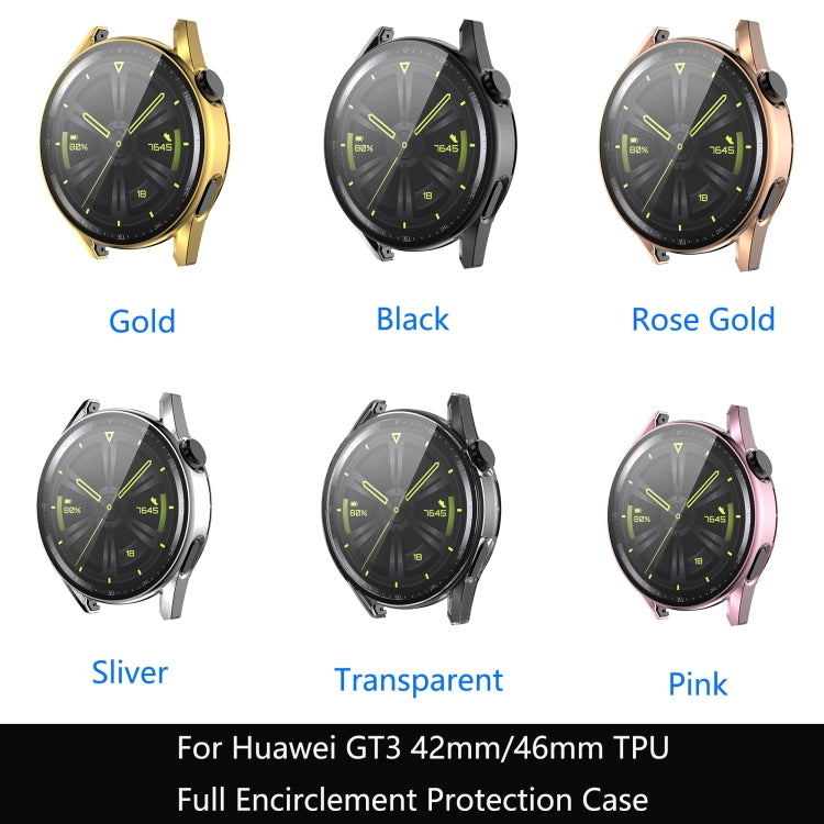 For Huawei GT3 42mm Electroplated Shockproof TPU Soft Case
